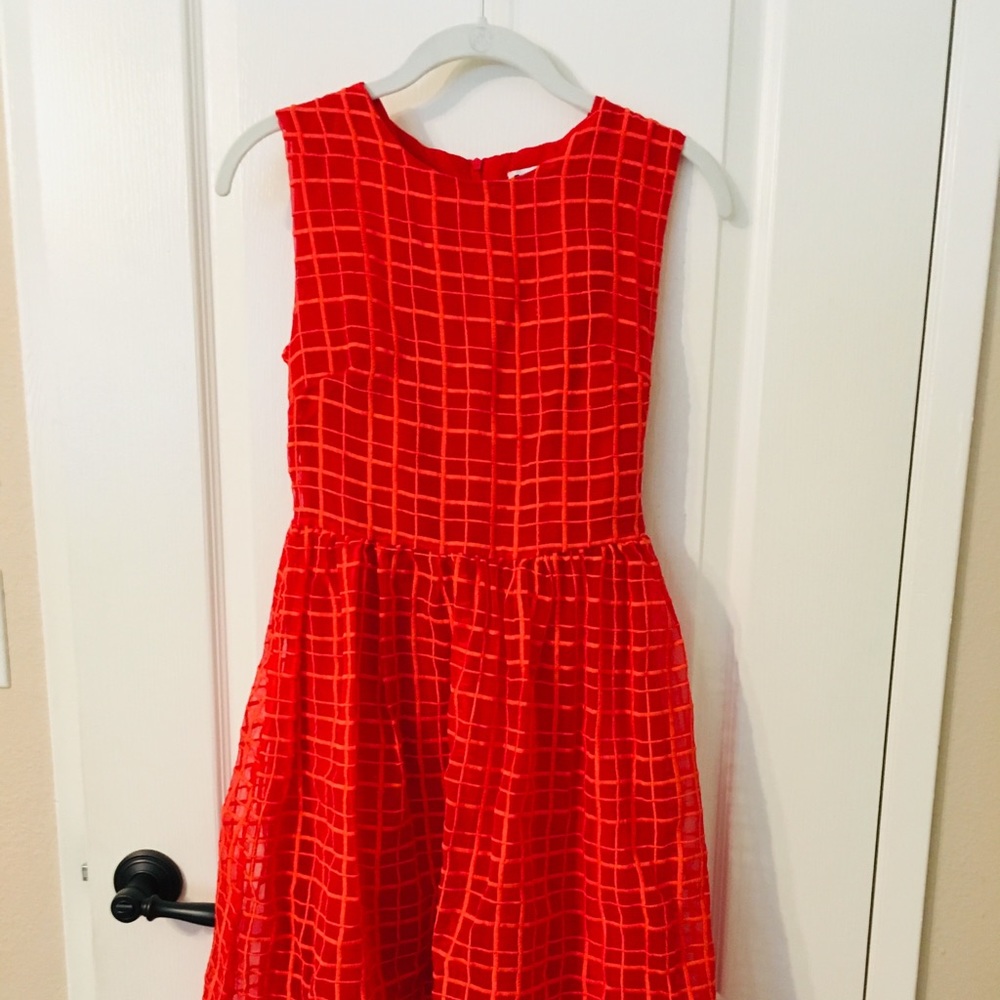 Beautiful red flows dress given to me.